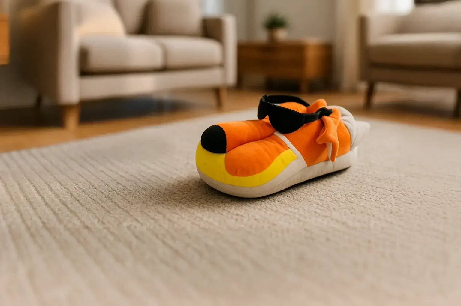 Pantuflas personalizadas inspiradas en la mascota de Cheetos